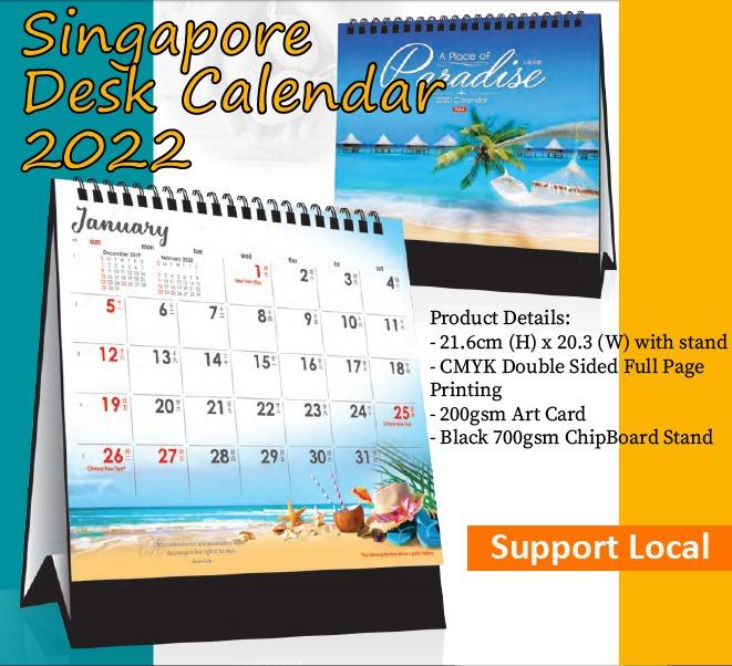 Once Upon A Time 2022 Calendar Sg] Buy Singapore Calendar 2022 (Many Beautiful Designs) #Local Desktop  Calendar, Hobbies & Toys, Stationery & Craft, Stationery & School Supplies  On Carousell