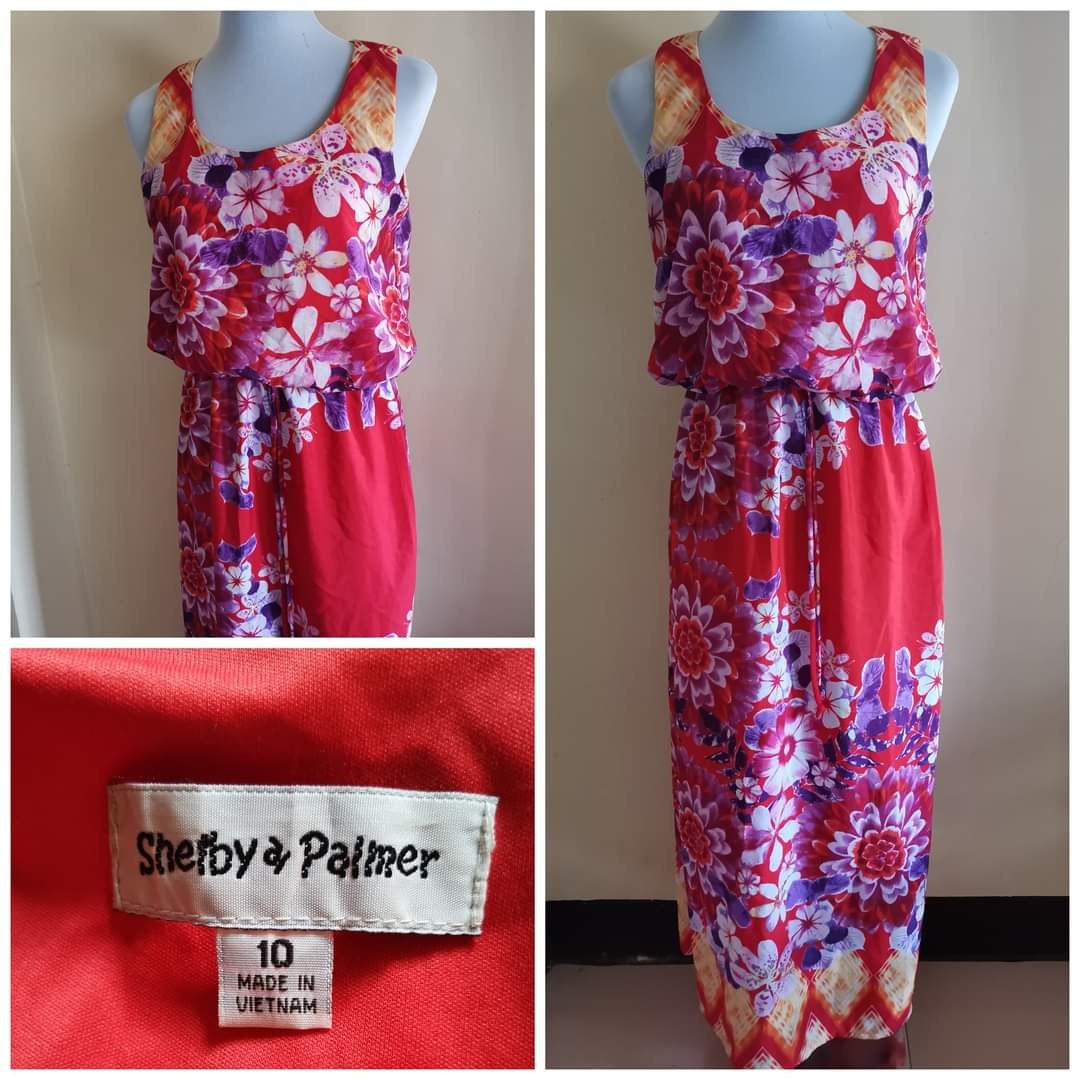 Shelby and Palmer Floral Maxi Women s Fashion Dresses Sets