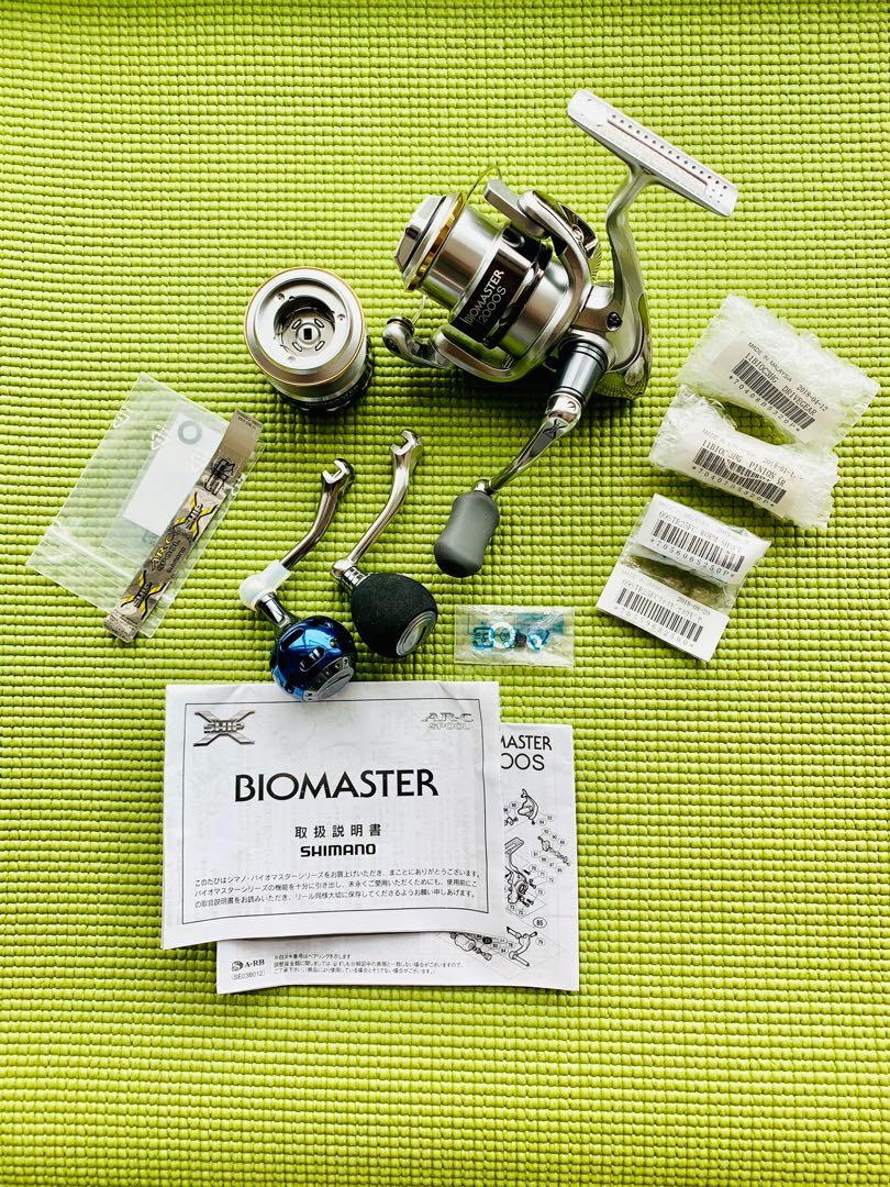 Details about   Shimano Biomaster C3000SDH Line Roller Handle Knob Drag 4bb Kit 11 Biomaster 