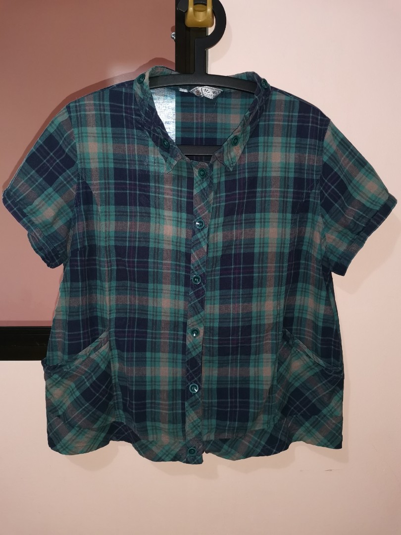 Checkered polo for 2025 girl