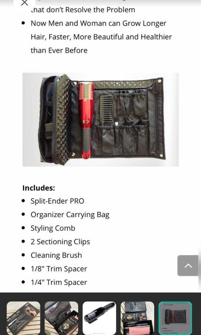 Splitender pro (Category: Hair) located in Singapore. Submitted by kyungsha (Listing ID 1113312228, Image 2). Description: used once aft that it had been sitting in my dresser. want to sell as I'm clearing my items.