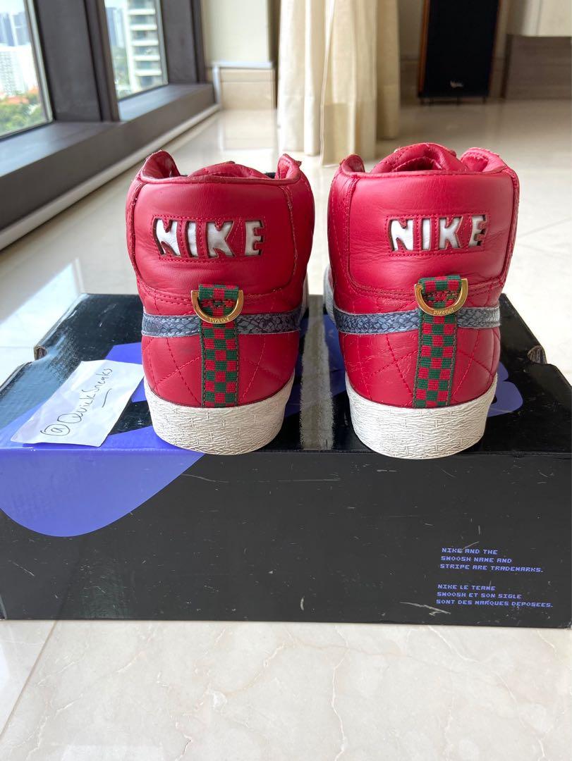 Red supreme blazers hot sale