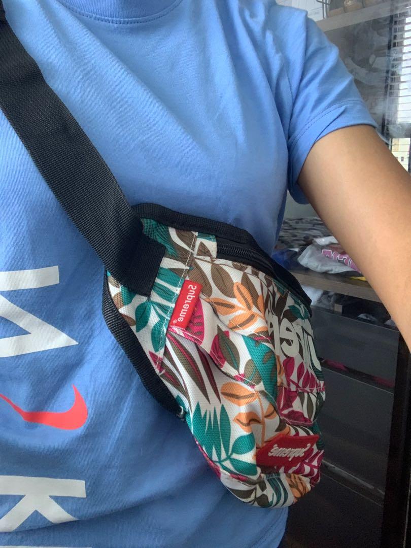 Blue supreme fanny pack clearance