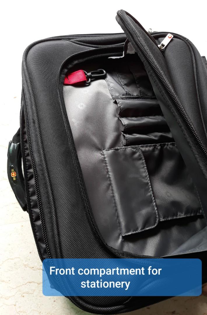 Price Reduced! Swiss Army Laptop Roller Bag, Hobbies & Toys, Travel