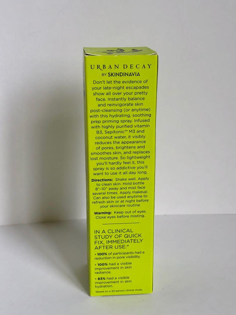 Urban Decay hydra charged complexion prep priming spray, 美容＆化妝品, 健康及