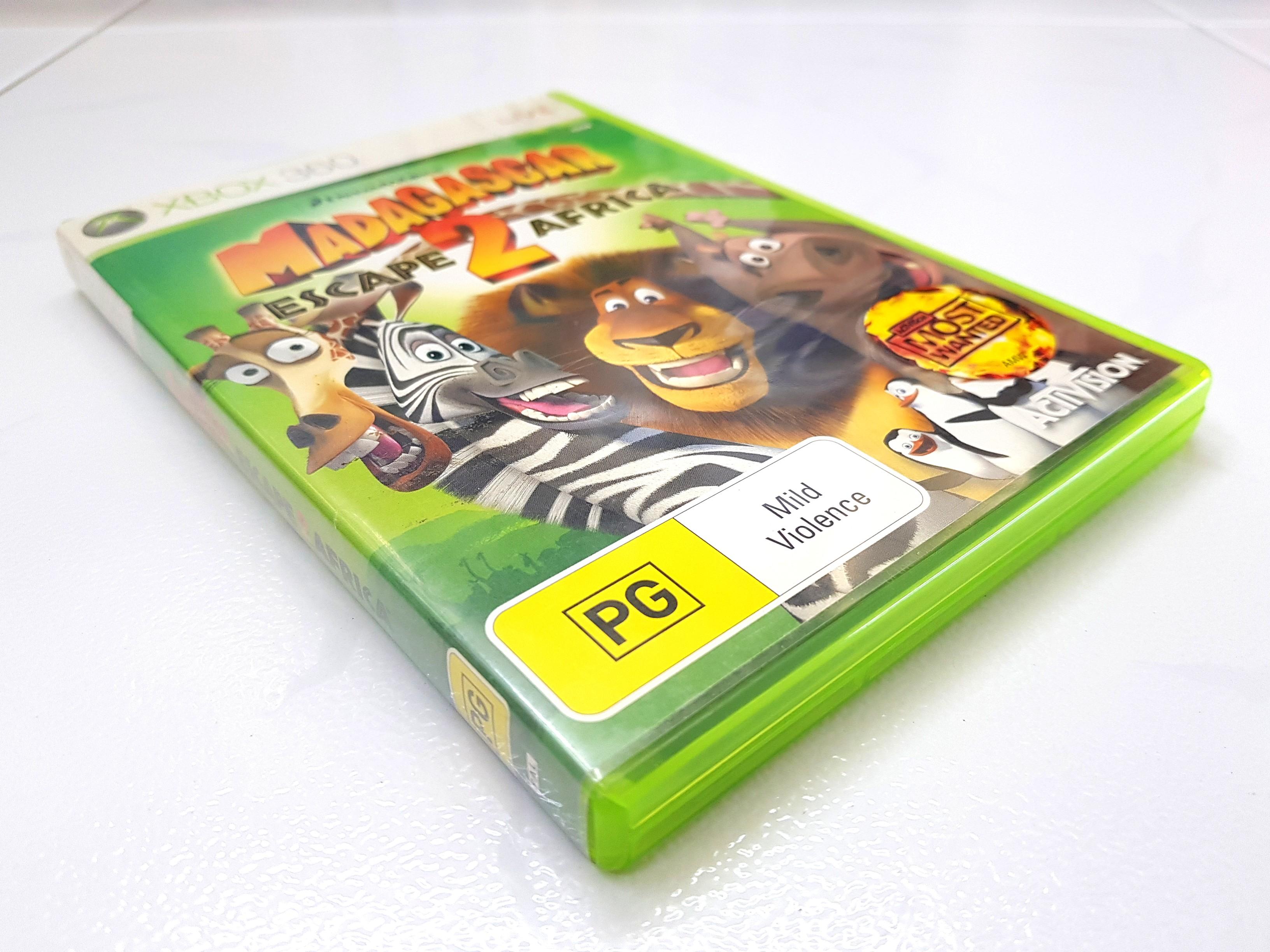 Madagascar 2 [REPRO-PACTH] - Xbox 360 - Sebo dos Games - 10 anos!