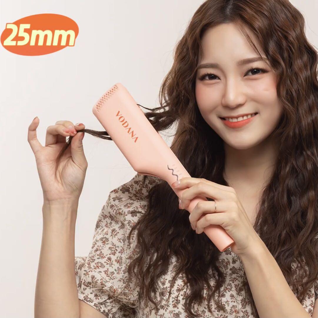 Vodana triple flow wave iron 25mm hair curler, Beauty & Personal Care
