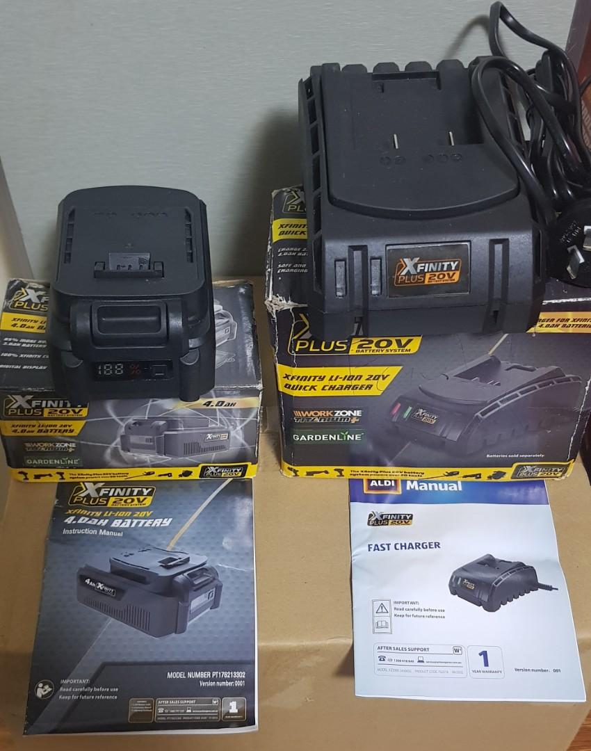 Aldi ferrex battery on sale and charger