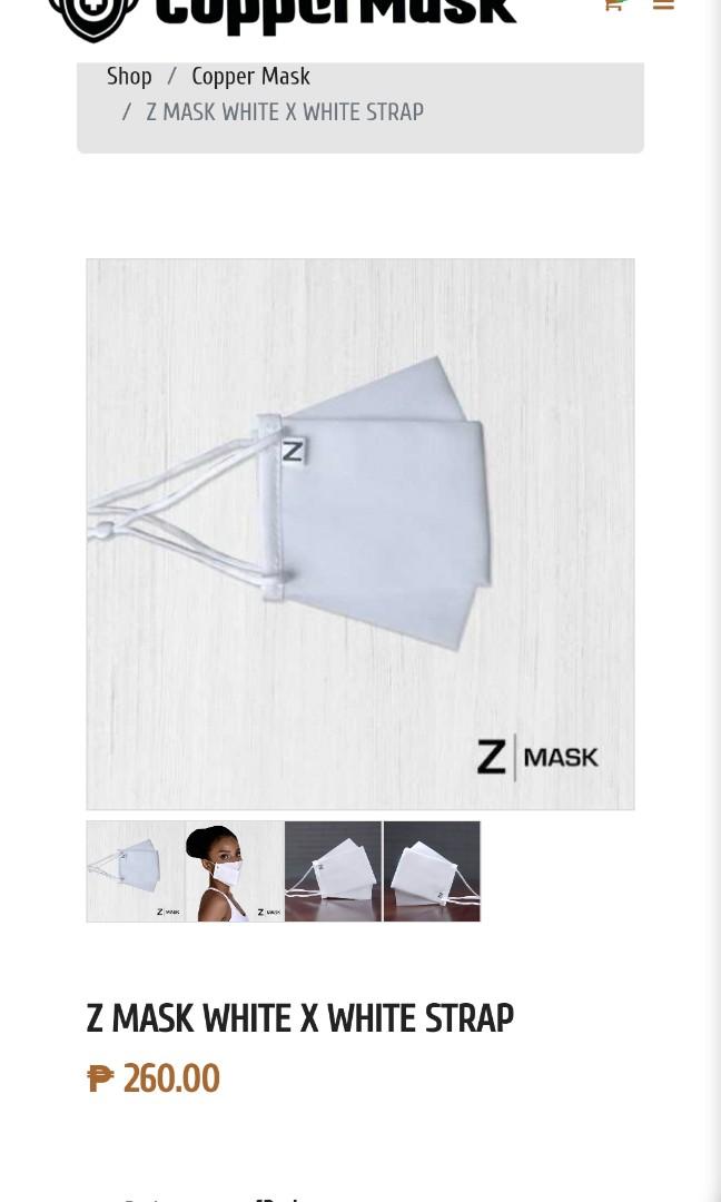 Z-Mask (Category: Face Masks & Face Shields) located in Manila. Submitted by foxydivas (Listing ID 1113239138, Image 3). Description: Brand New Z-Mask protect 99% from Virus authentic official reseller of zmask.