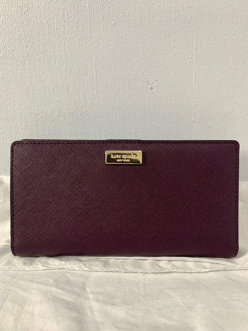 Authentic Kate Spade New York Laurel Way Stacy Saffiano Leather Wallet -  new / never used, Women's Fashion, Bags & Wallets, Wallets & Card holders  on Carousell