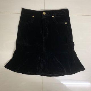 50% OFF Monki Saskia Velvet Skirt