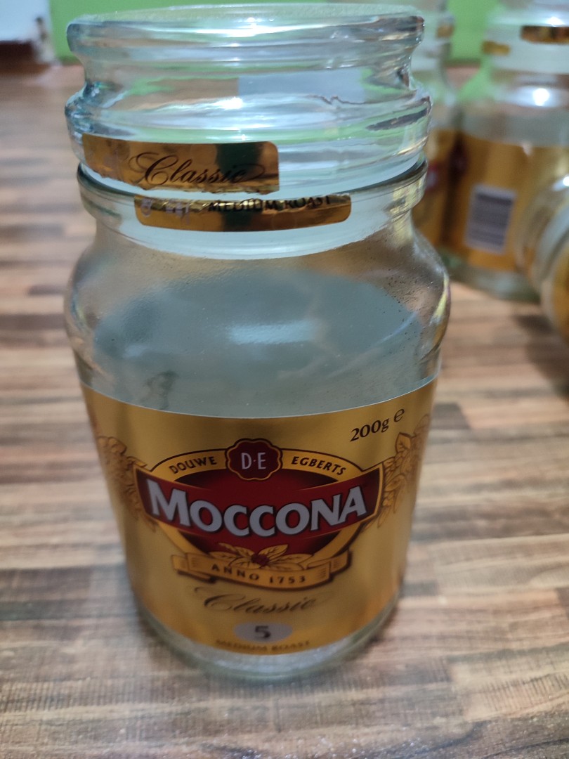 Airtight Glass Jars from Moccona Coffee, Furniture & Home Living