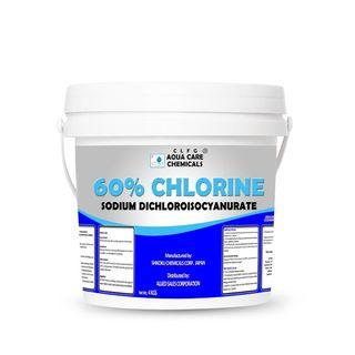 Chlorine 60% SDIC 4kg Pail for Pool Water Treatment (Also available in 50kg Drum)