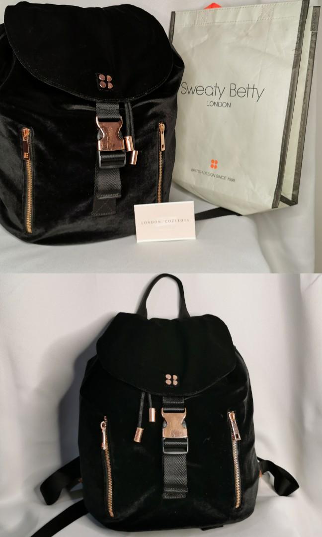 Sweaty betty velvet backpack hotsell