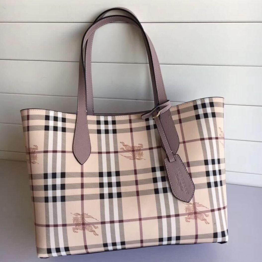 How To Spot Real VS Fake Burberry Lavenby Reversible Tote