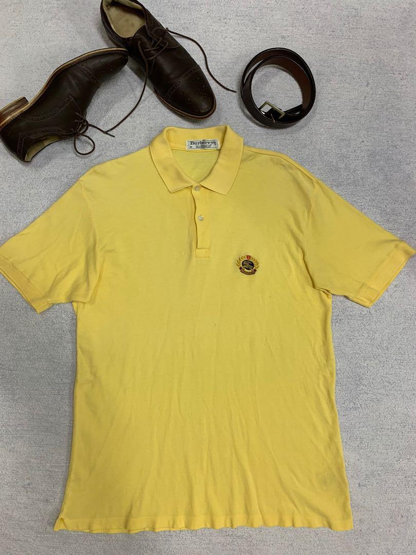 Burberry vintage top shirt yellow