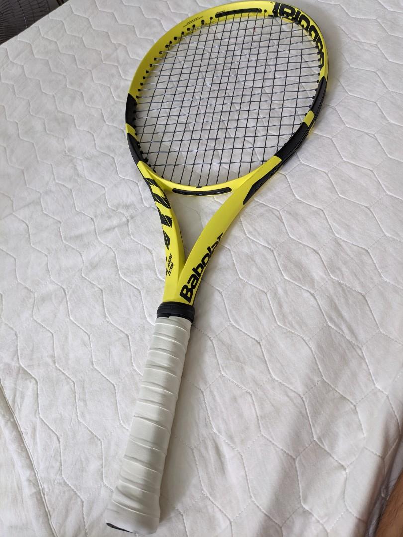 Babolat Pure Aero Team 285g (9/10), Sports Equipment, Sports & Games ...