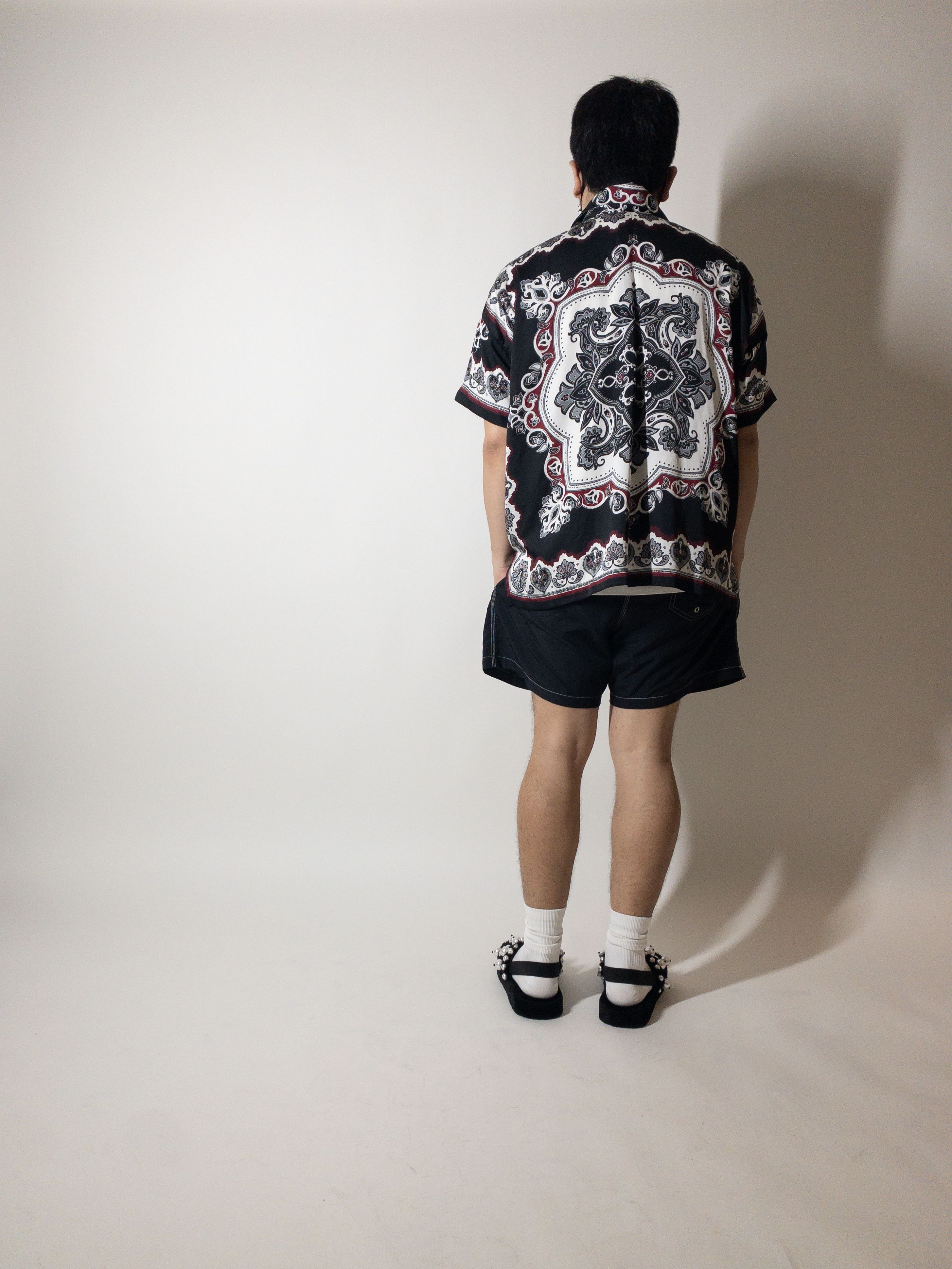 Bandana Short Sleeve Polo, Men's 