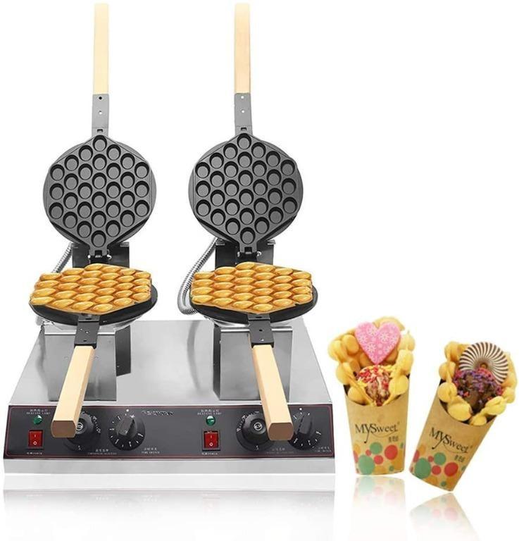 BAOSHISHAN Bubble Waffle Maker Waffle ferro Egg Waffle Maker doppio commerciale elettrico antiaderente certificazione CE 220V-240V 