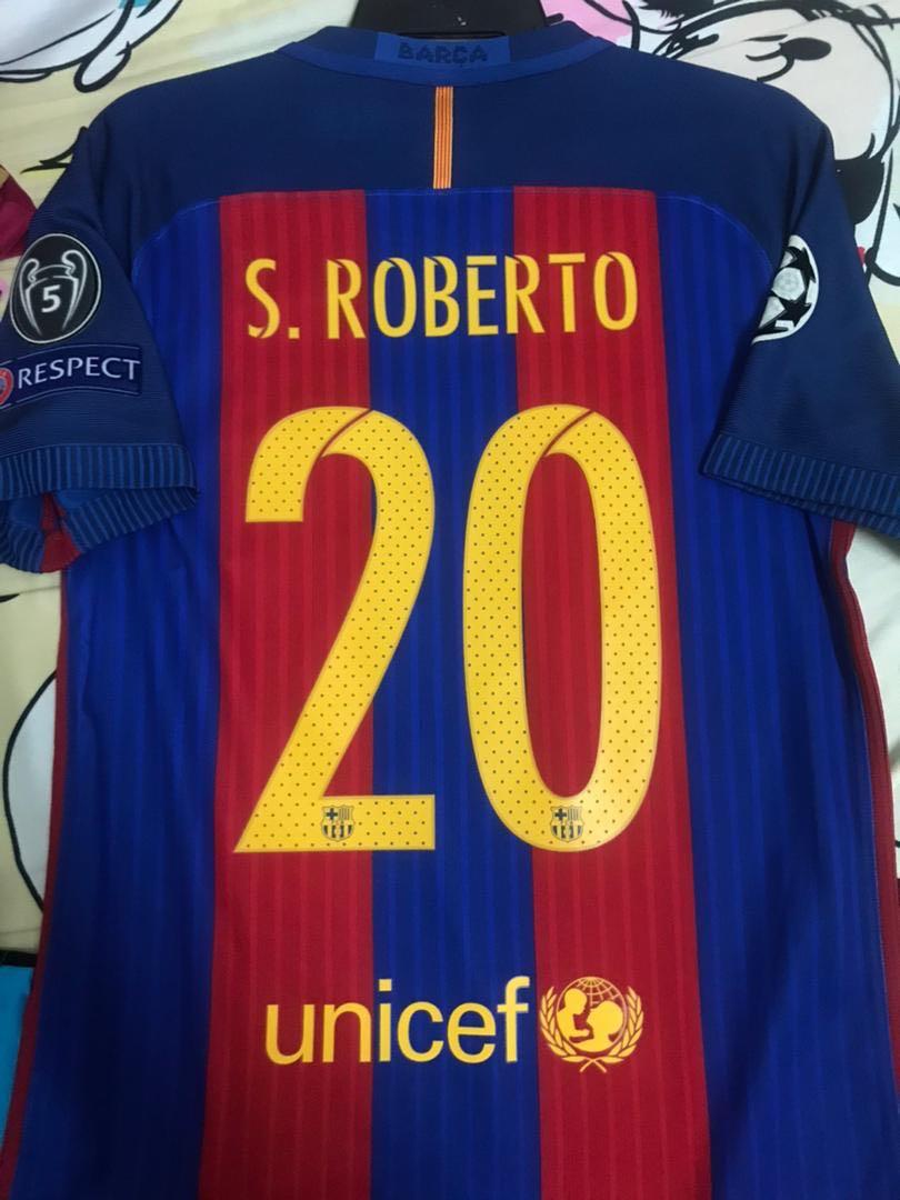 FC Barcelona S. ROBERTO 20番シャツ | VISUALWORKS.CO.JP