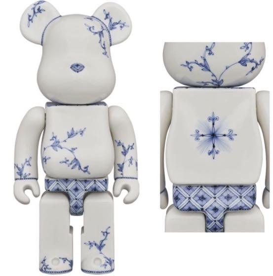 九谷BE@RBRICK 匠【染付唐草】 400%