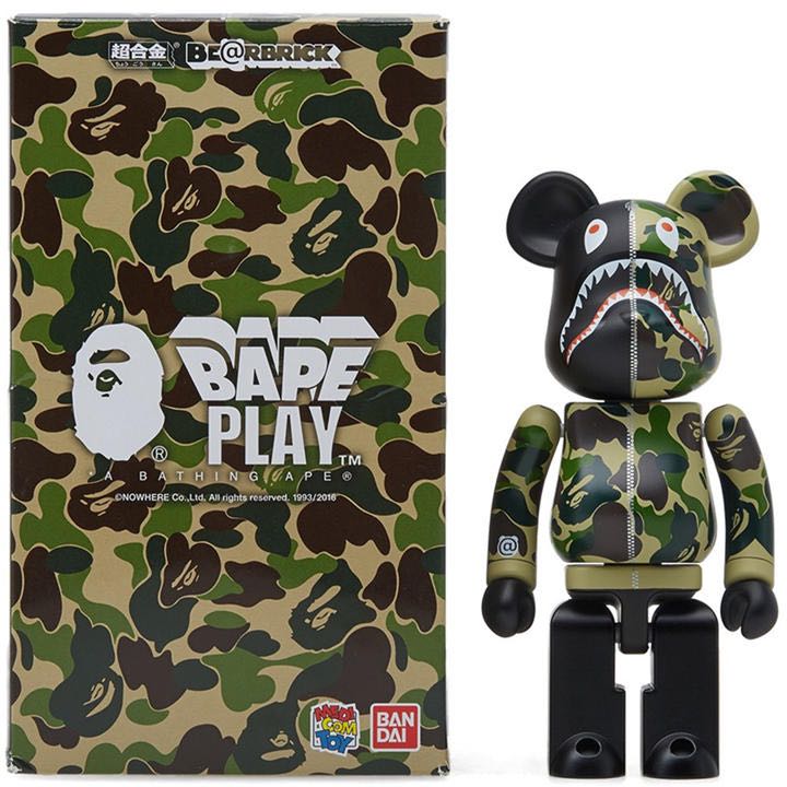 超合金 BAPE(R) CAMO SHARK BE@RBRICK 2体セット - フィギュア