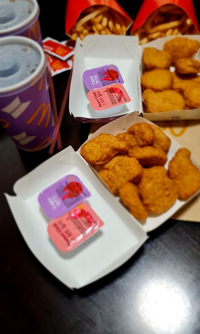BTS MEALS MCDO CHICKEN NUGGETS, Food & Drinks, Local Eats on Carousell