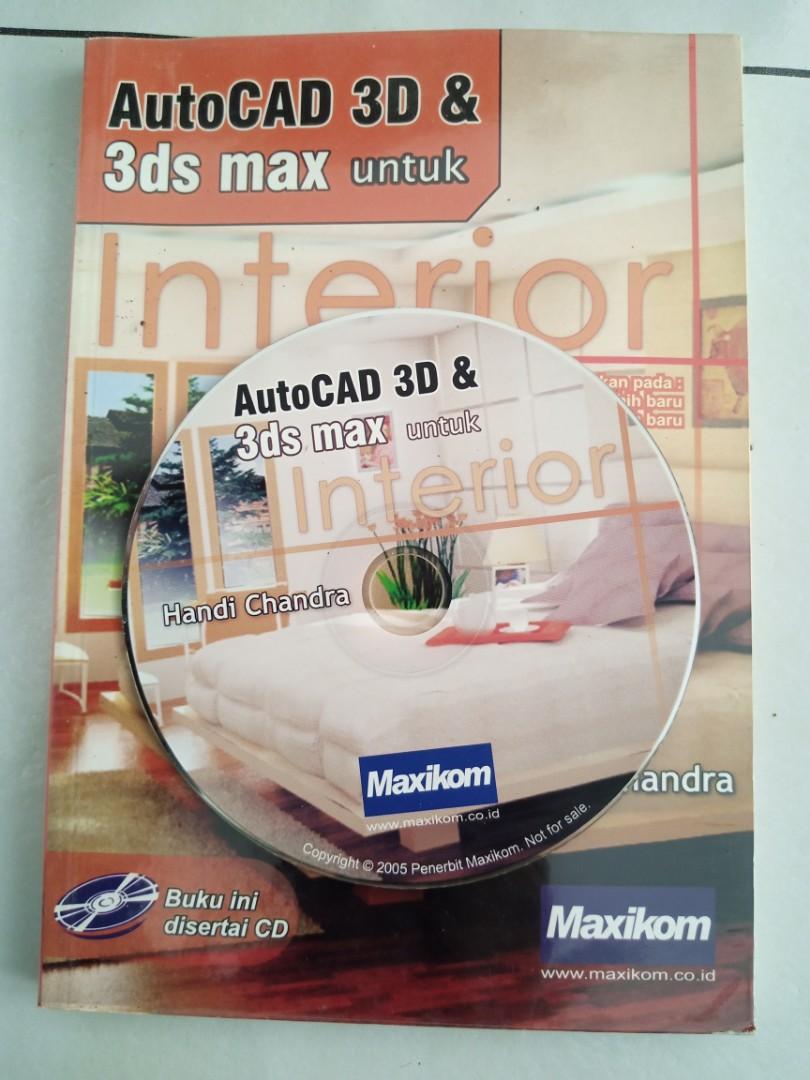 Buku Tutorial dan CD Software Belajar otodidak Latihan Autocad 3D ...