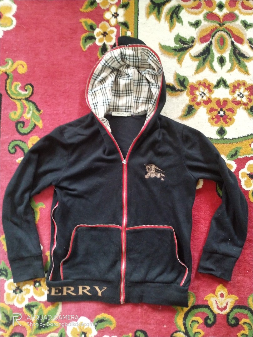 Burberry hoodie hotsell womens red
