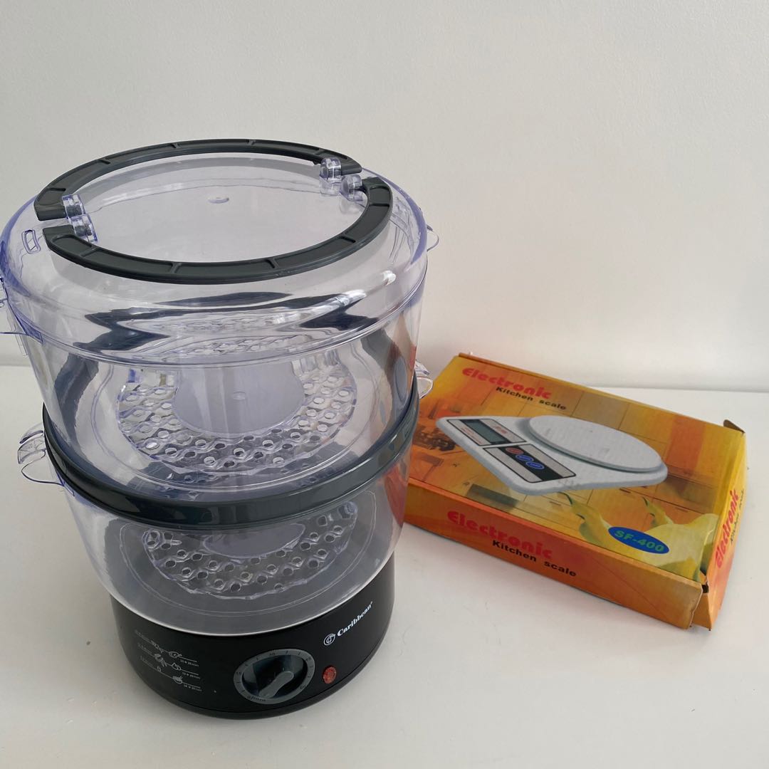 Caribbean 2Tier Electric Steamer, TV & Home Appliances, Kitchen Appliances, Cookers on Carousell