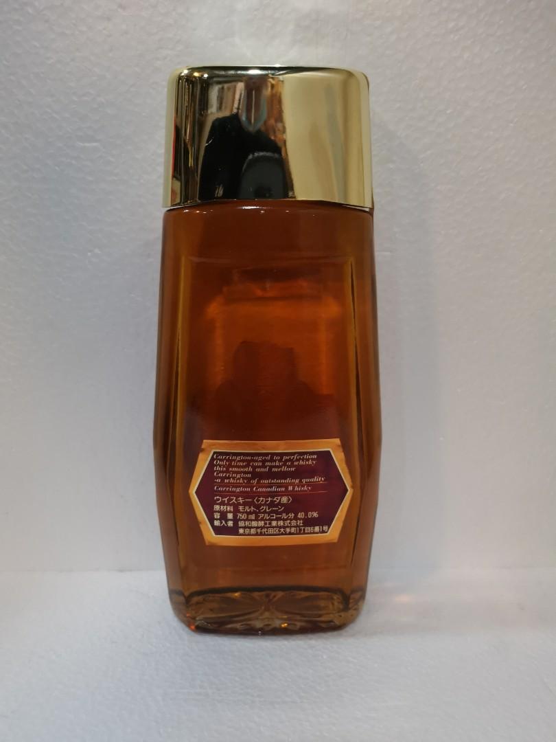 Carrington Canadian Whisky 750ml(1970s), 嘢食& 嘢飲, 酒精飲料