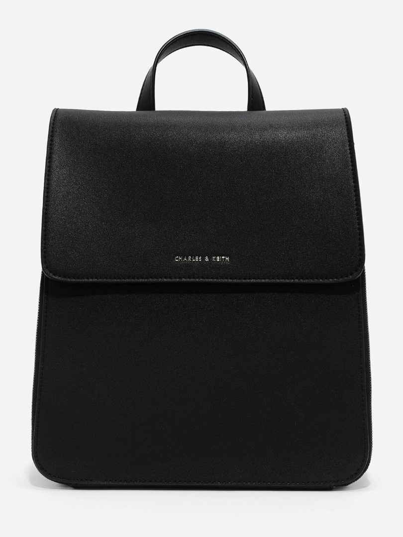Charles and Keith top handle backpack Black Women s Fashion