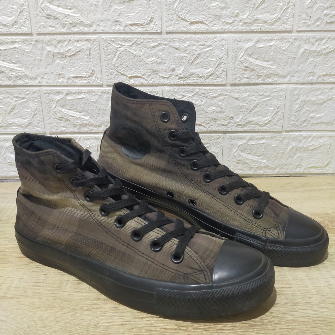 converse high plaid