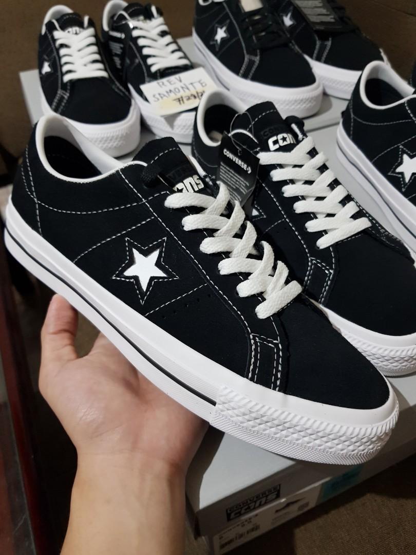 Converse one hotsell star black price