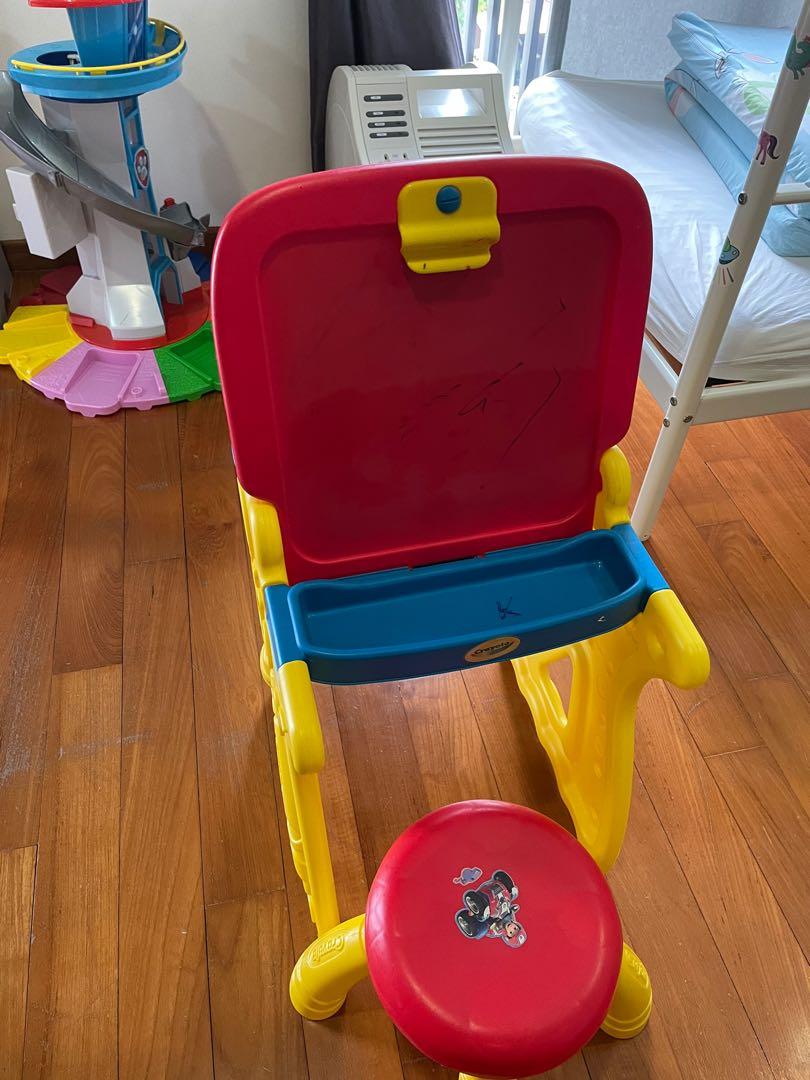 Crayola easel table and chair, Babies & Kids, Baby Nursery & Kids