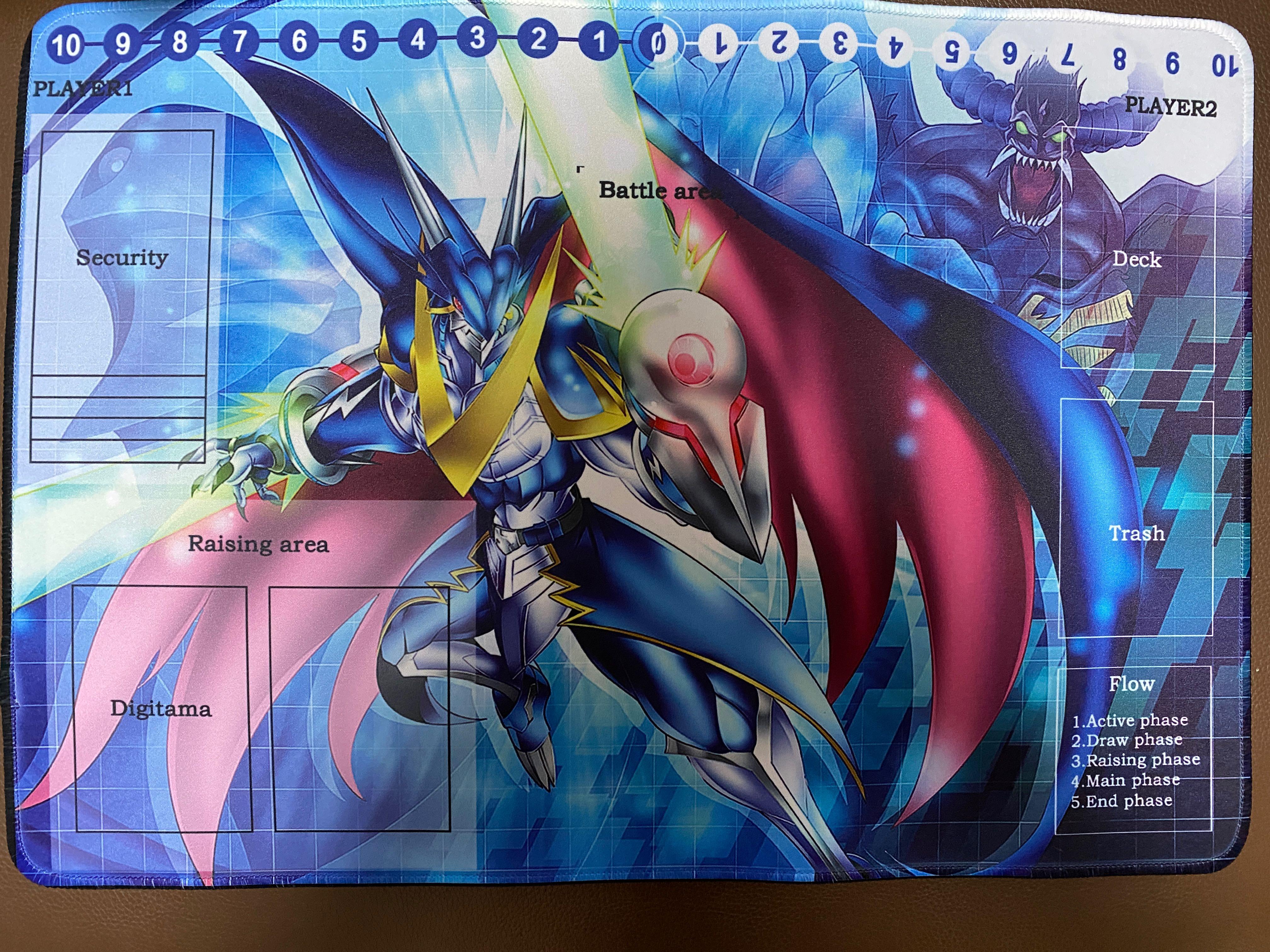 Digimon TCG playmat (New designs, in stock!) , Hobbies & Toys, Toys