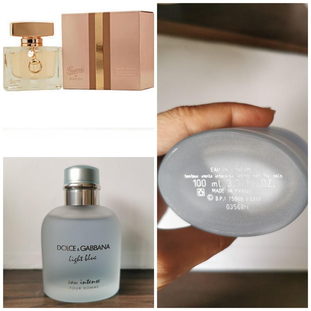 grad underjordisk sløjfe Dolce and Gabbana light blue perfume Gucci by Gucci edt, Beauty & Personal  Care, Fragrance & Deodorants on Carousell