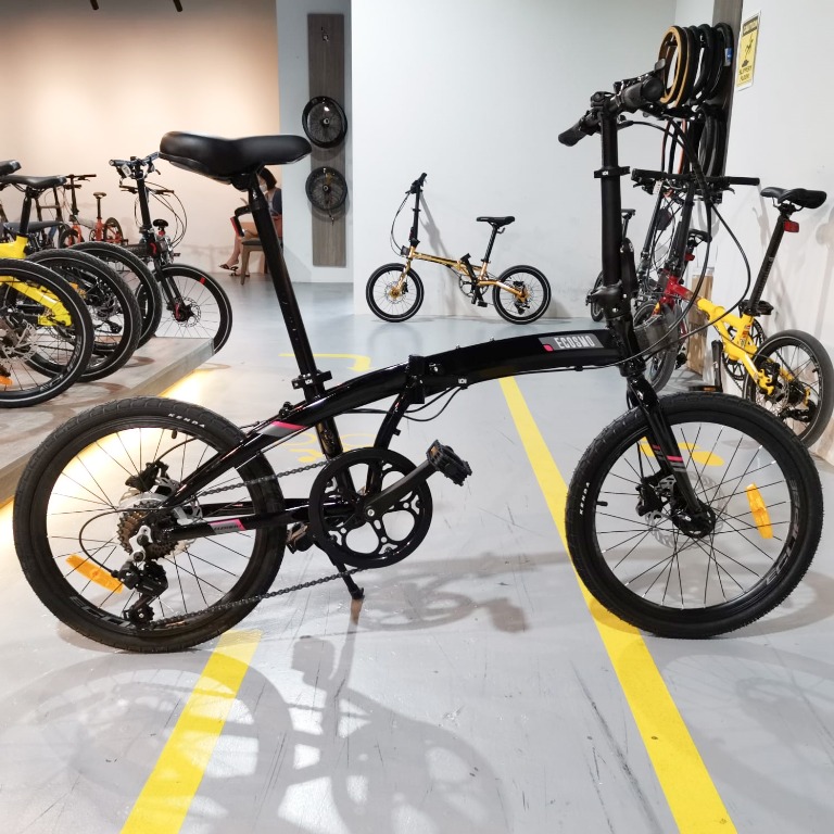 Element Folding Bike Ecosmo 7 Speed Shimano Tourney, Sports Equipment, Bicycles & Parts