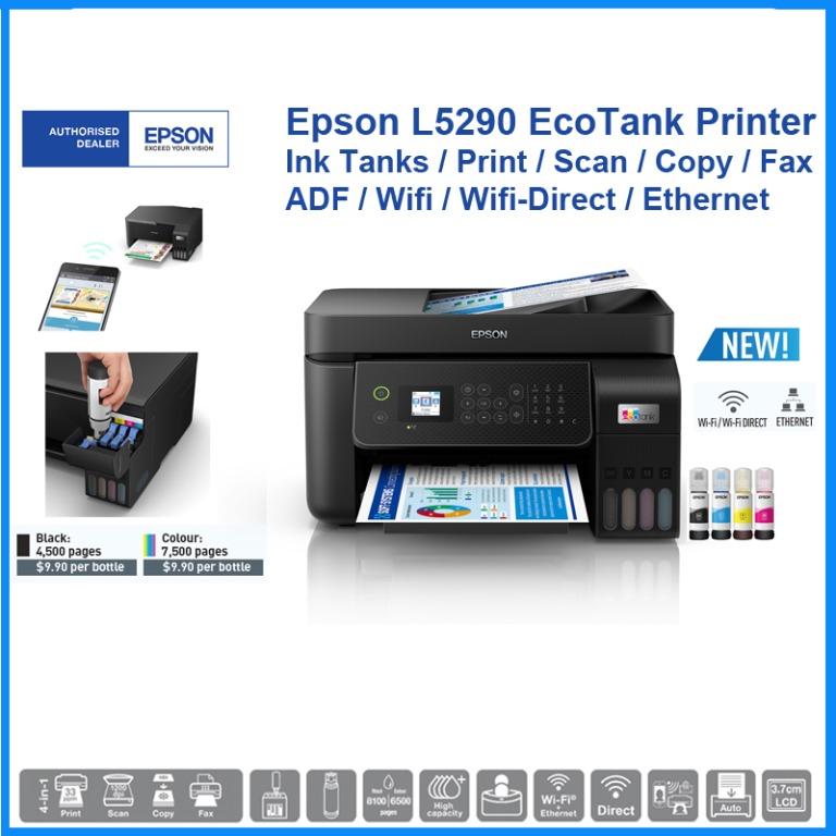 EPSON PRINTER L5290 EcoTank printer Ink Tanks / Print / Scan / Copy