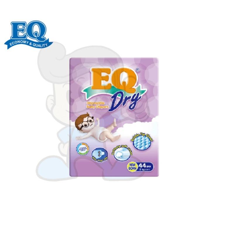 Eq Dry New Born Disposable Baby Diapers 44 S Babies Kids Bathing Changing Diapers Baby Wipes On Carousell