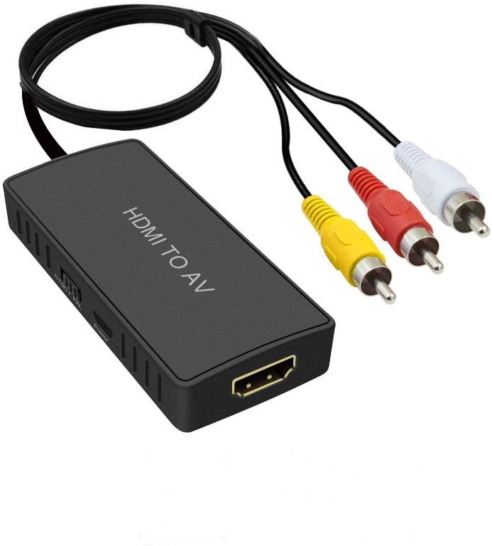 F3324 Hdmi To Av Converter For Old Tv Hdmi To Rca Converter Hdmi To Av Adapter