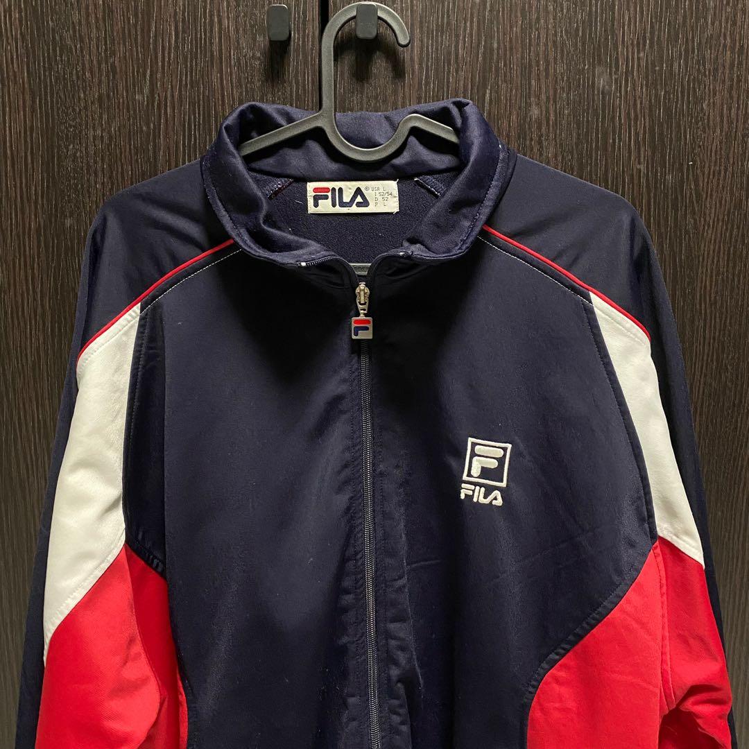 Fila track jacket, Men's Fashion, Coats, Jackets and Outerwear on Carousell