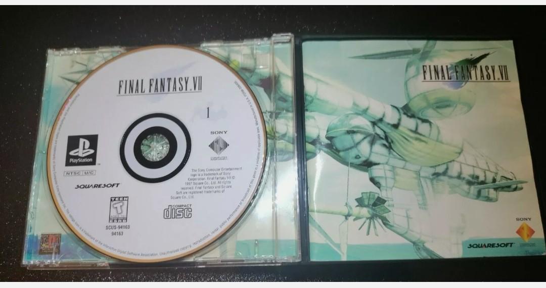 Final Fantasy 7 Misprint, Video Gaming, Video Games ...