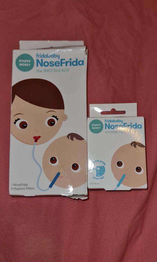 NoseFrida Nasal Aspirator with 20 Extra Hygiene Filters