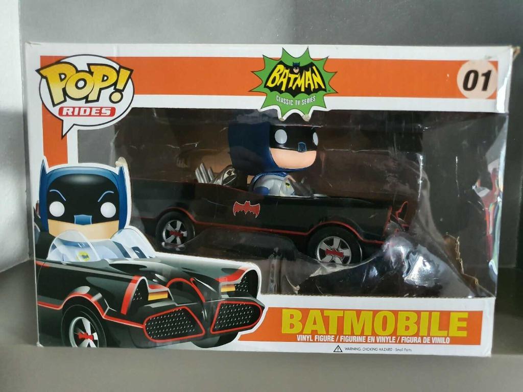 Funko Pop! Rides Batmobile #01 Classic TV Series Batman DC Comics, Hobbies  & Toys, Toys & Games on Carousell