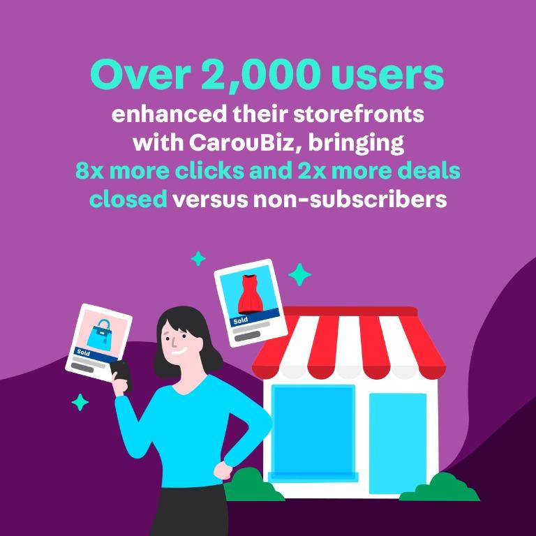 Get a glimpse of how CarouBiz helped our sellers [FREE 30-day trial for first-time CarouBiz users] (Category: Everything Else Others) located in Mandaluyong City. Submitted by carousellph_promote (Listing ID 1113323616, Image 3). Description: Heard of CarouBiz but still not sure if you want to try it? Get familiar with CarouBiz even more by reading through the insights we are sharing to you! Swipe through the listings or check out this page to le