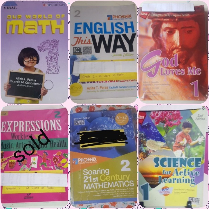 Grade 1&2 textbooks, Hobbies & Toys, Books & Magazines, Textbooks on ...