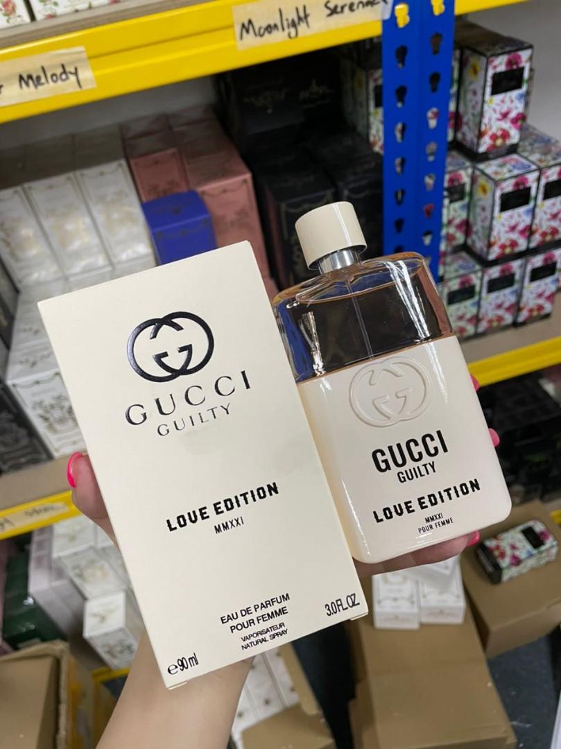 GUCCI GUILTY LOVE EDITION MMXXI EDP POUR FEMME 90ML WHITE BOX Beauty Personal Care Fragrance Deodorants on Carousell