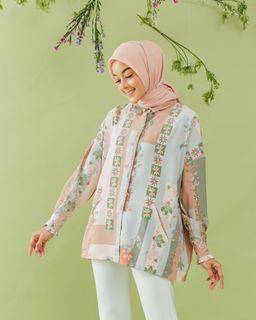 Halka Tops dusty pink by geulis.id