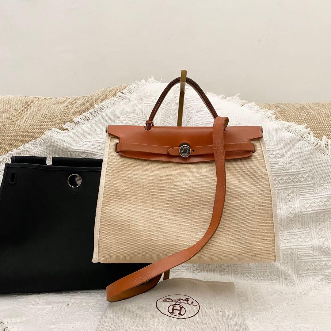 Hermes canvas herbag store